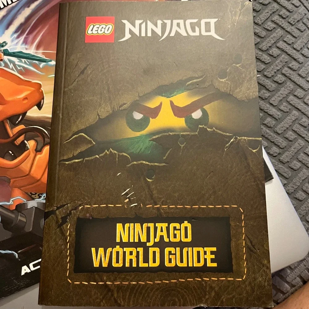 Lego Ninjago Lot - World Guide Paperback Book & Sssnake Time Activities